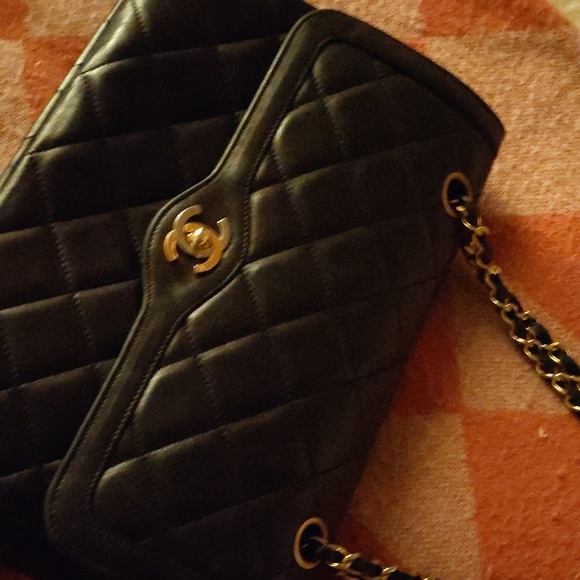 Chanel Black Quilted Lambskin Paris Limited Edition Double Flap Bag Chanel